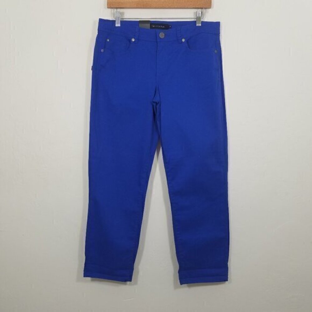 NWT Calvin Klein Jeans Power Stretch Skinny Crop Pants Size 12